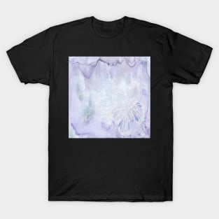 Purple Lover Light Purples Butterfly, Floral Graphic Design Watercolor Abstract Art T-Shirt